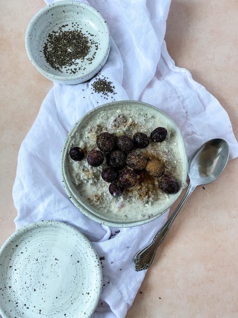 Chia seed breakfast pudding