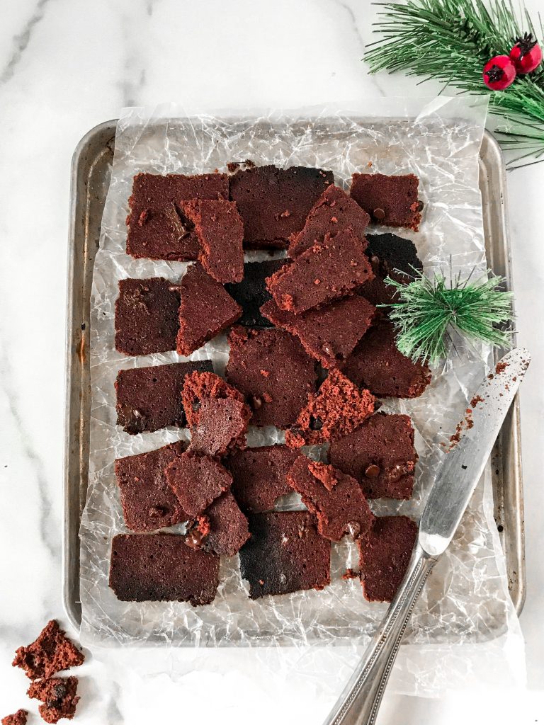 Holiday Brownie Brittle 