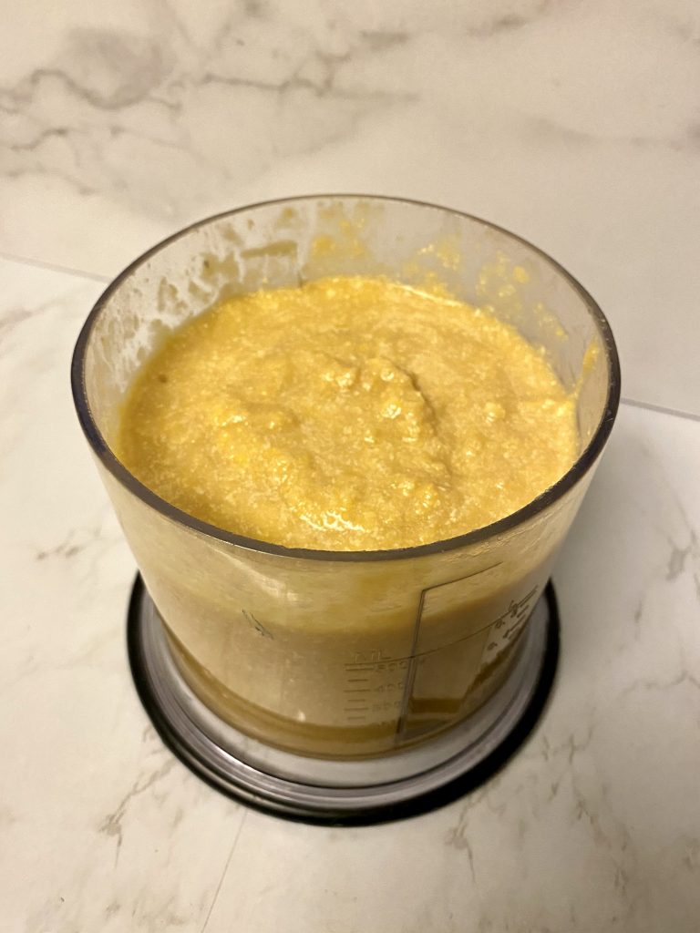 Blended healthy corn bread