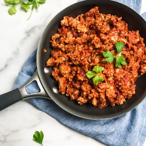 sloppy joes in a pan