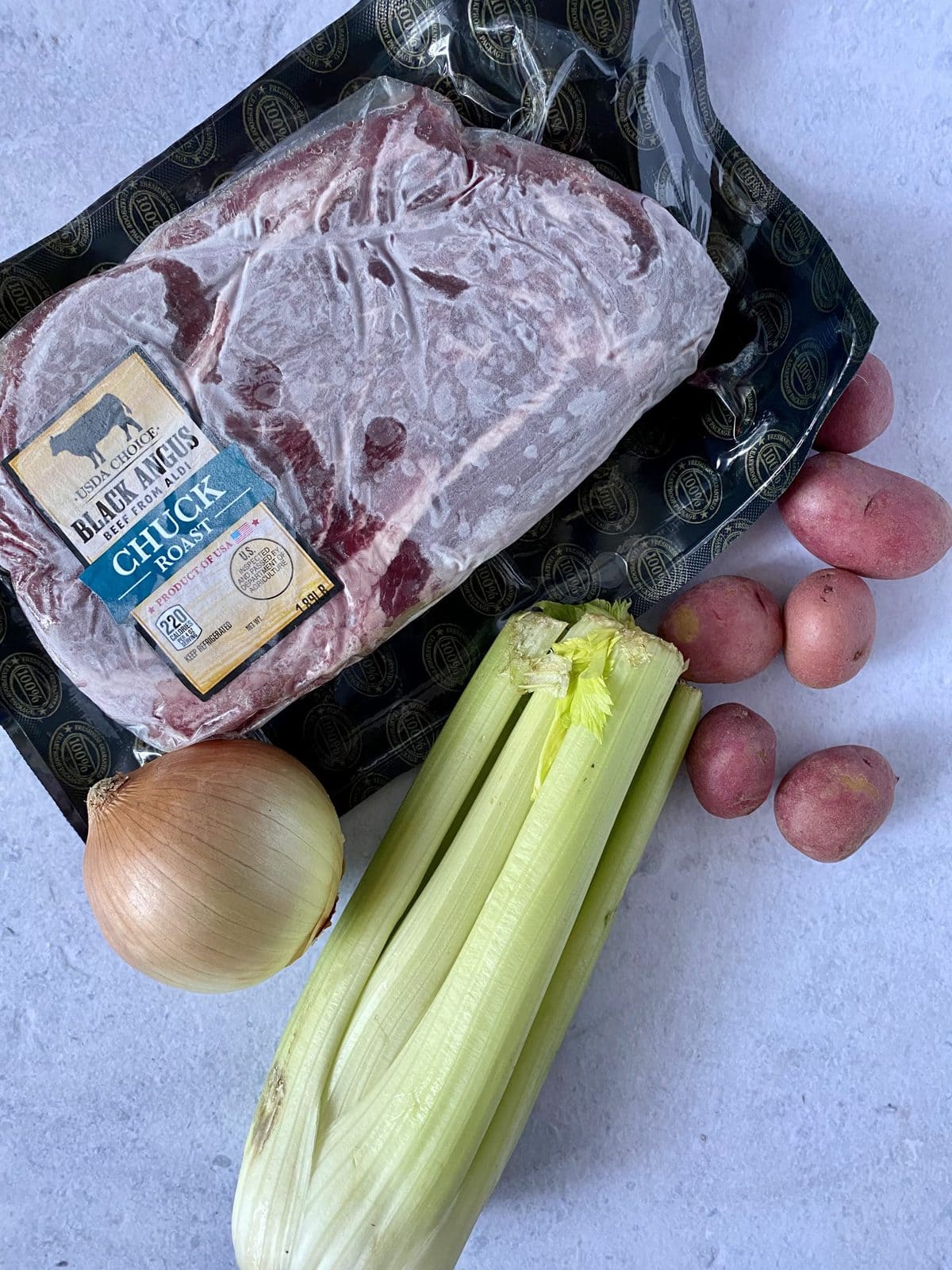 frozen pot roast with celery and potatoes