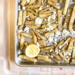 a sheetpan of zaatar fries