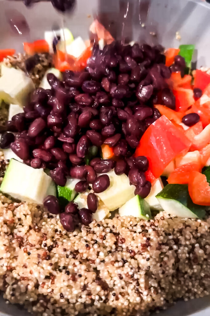 vegetables and beans
