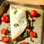 up close of one beef crispy taco