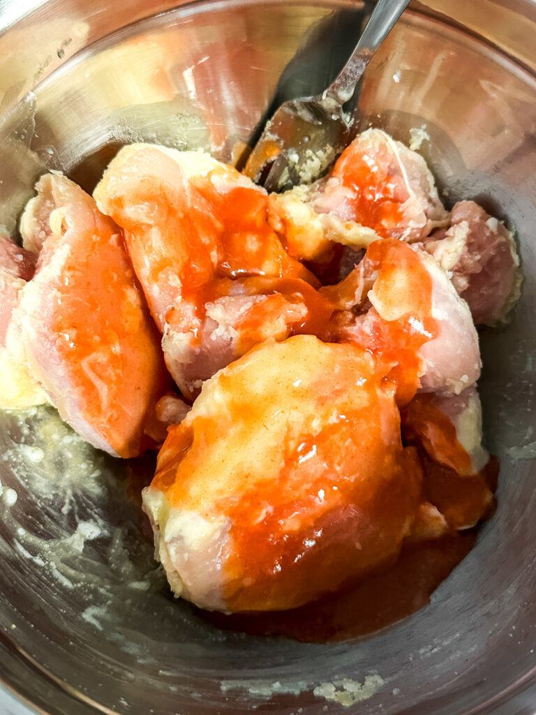 marinating buffalo chicken thighs