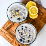 a jar of Blueberry Lemon Overnight Oats